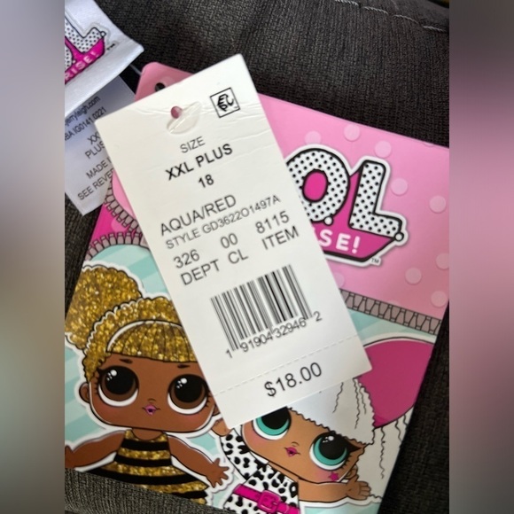 LOL Surprise Dress Tulle Girls Size XXL Plus (18) Red White and Blue Fourth - Picture 7 of 7